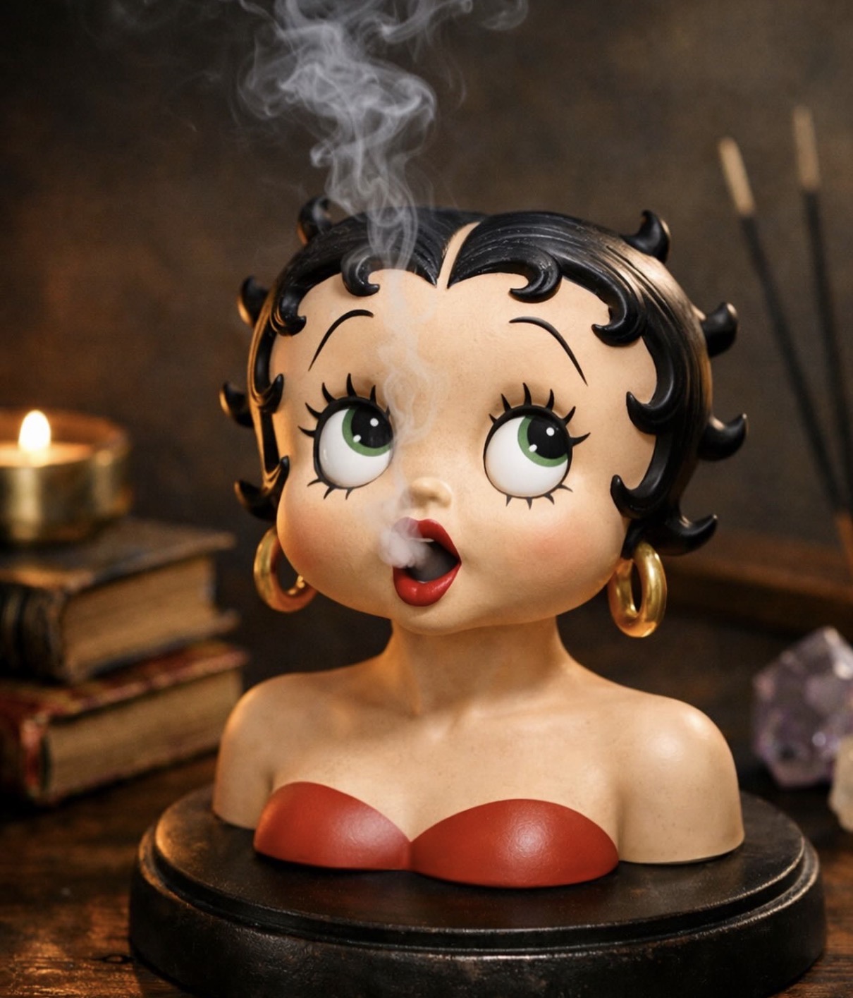 Betty Boop tütsülük kalıbı