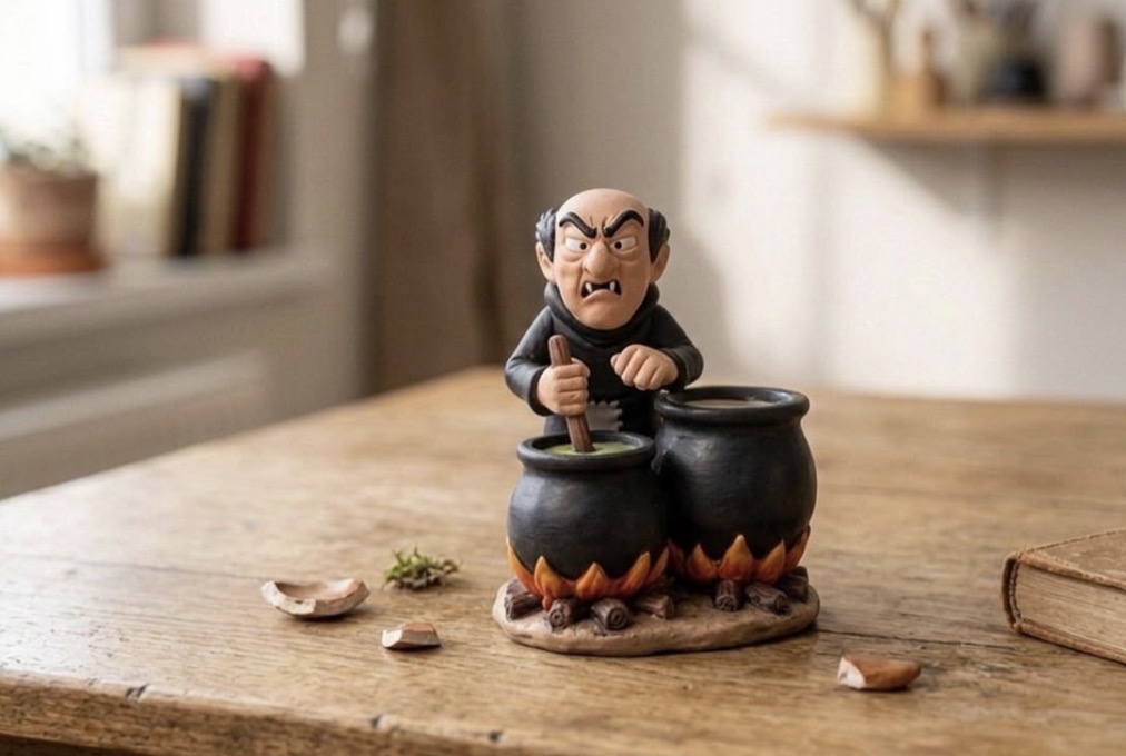 Gargamel kalemlik silikon kalıbı