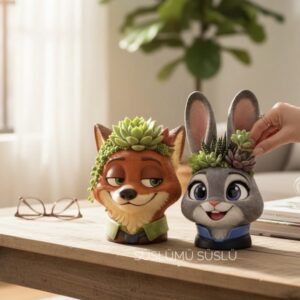 2li zootopia saksı kalıbı