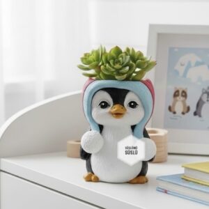 Penguen saksı kalıbı