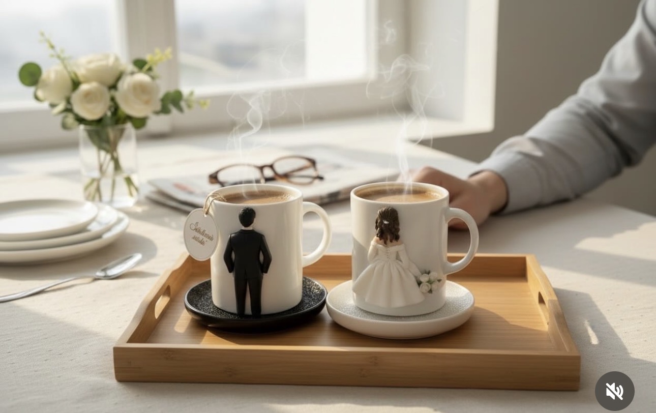 Gelin damat magnet kalıbı
