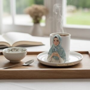 Tesettürlü kadın magnet kalıbı