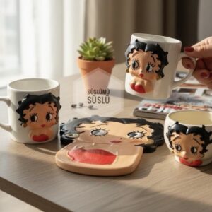 Betty Boop sunum set kalıbı