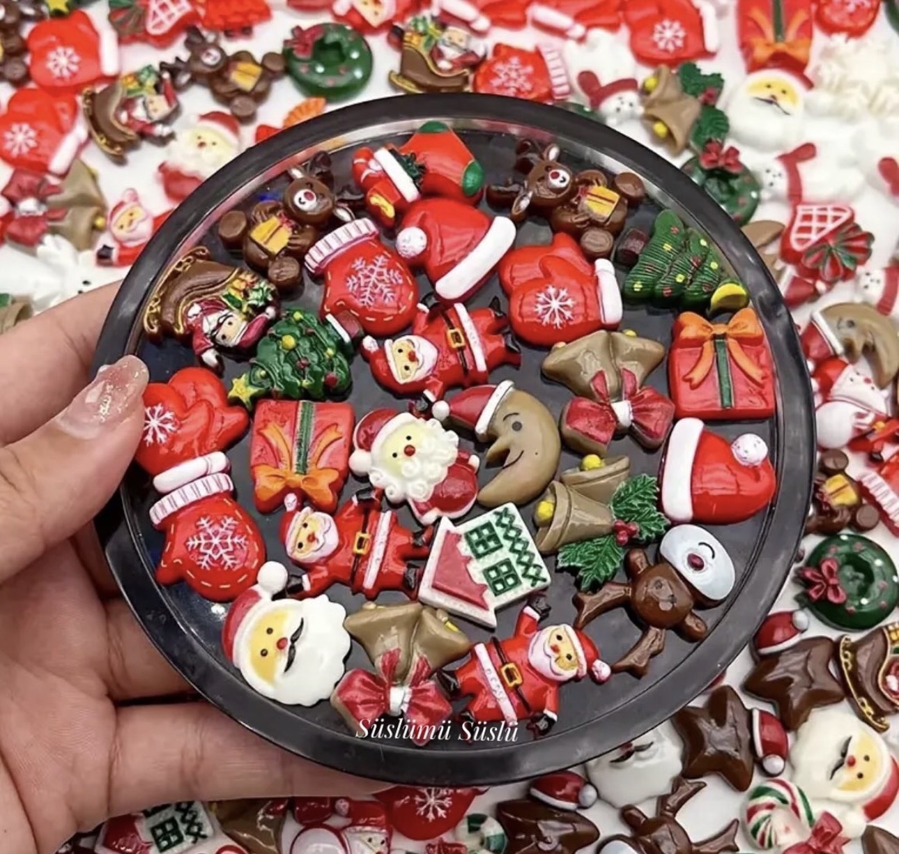 Minimal noel süsleri kalıbı
