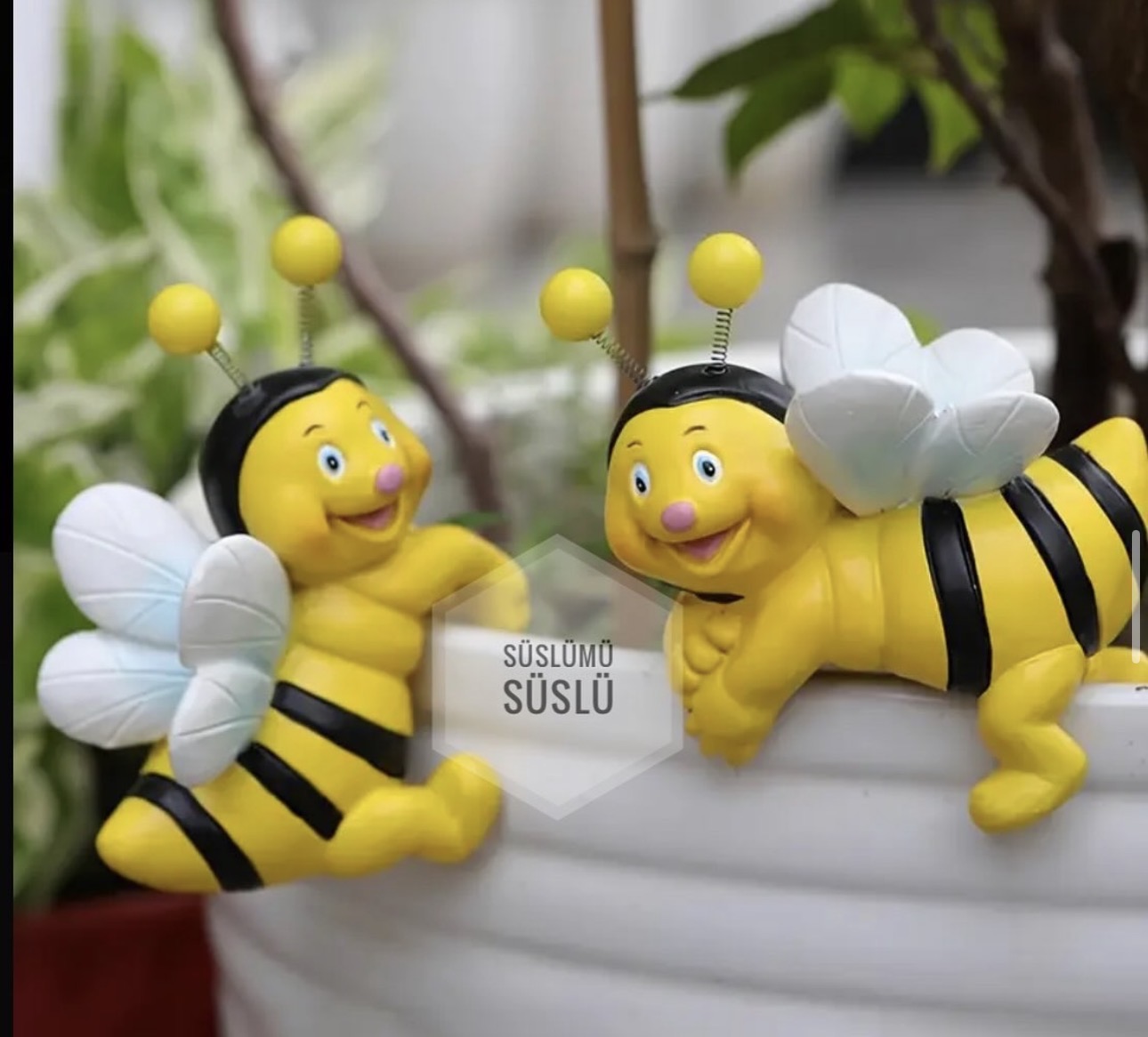 2li Arı saksı süsü kalıbı