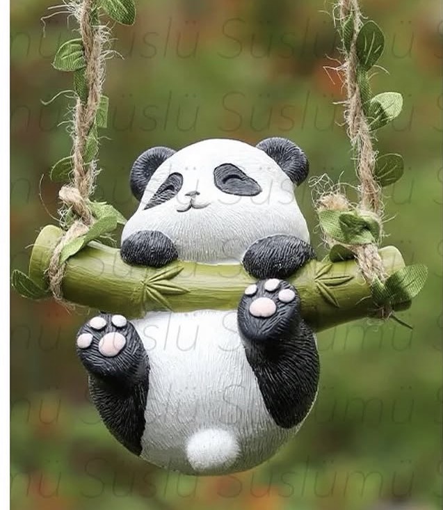Sallanan panda kalıbı