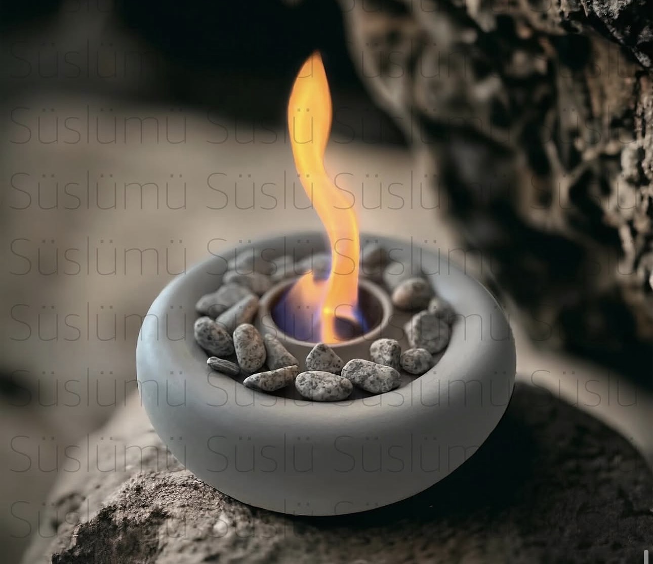 Yuvarlak ateş çukuru kalıbı