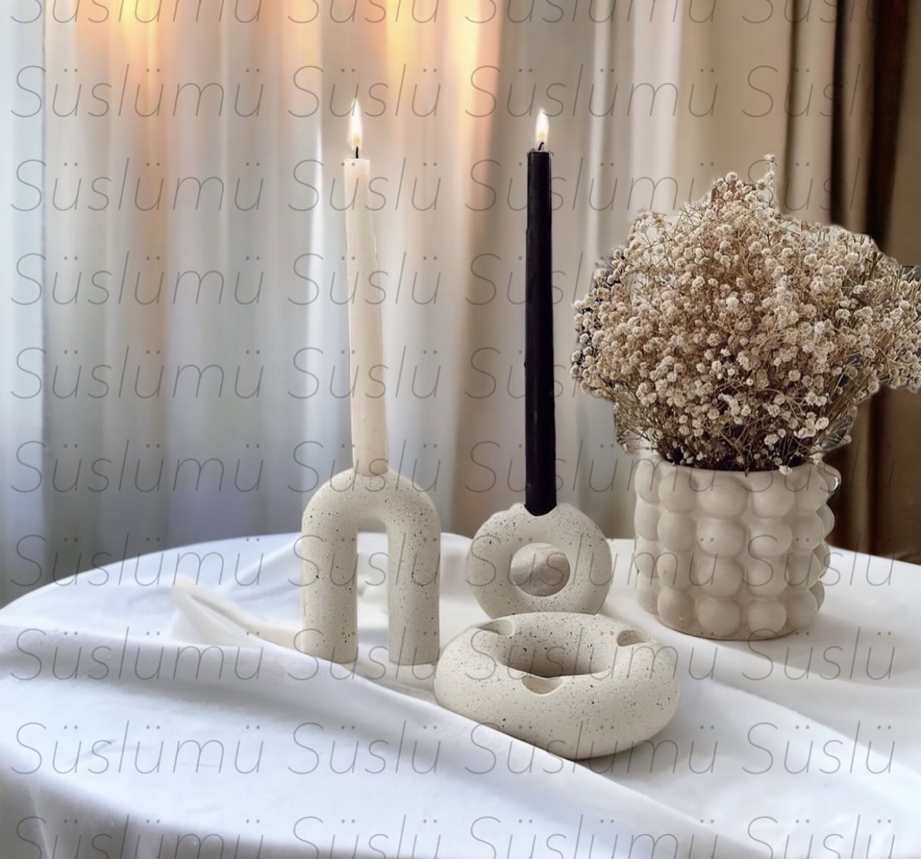 3lü bohem mumluk kalıbı