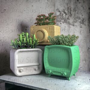 Radyo saksı kalıbı