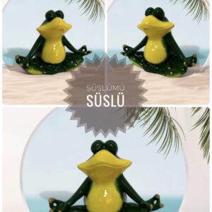Yoga yapan kurbağa kalıbı2