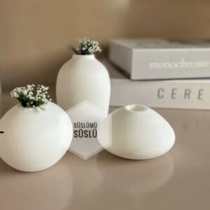 3lü top vazo kalıbı