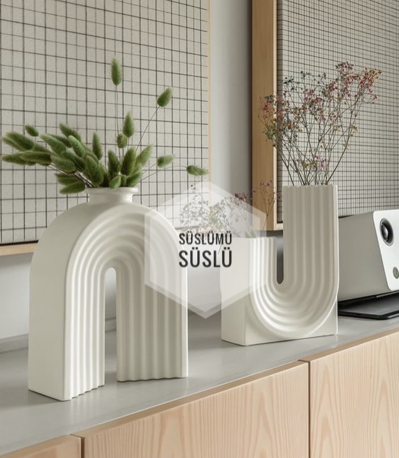 2li Dekoratif salon vazo kalıbı