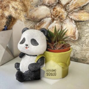 Panda saksı kalıbı