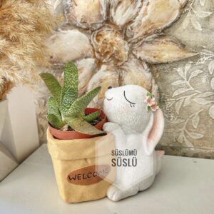 Tavşan saksı kalıbı