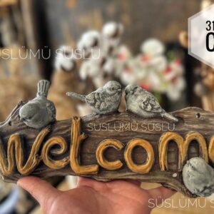 Kuşlu welcome kalıbı