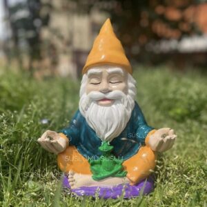 Yoga yapan cüce kalıbı