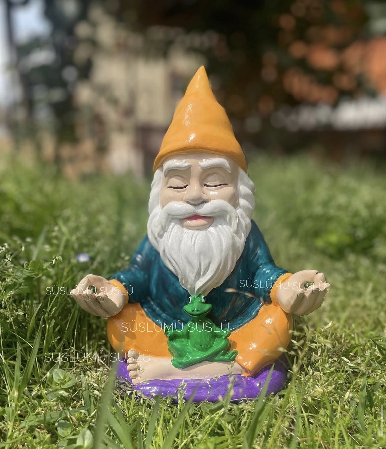 Yoga yapan cüce kalıbı