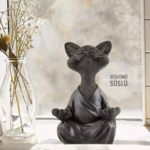 Yoga yapan kedi kalıbı
