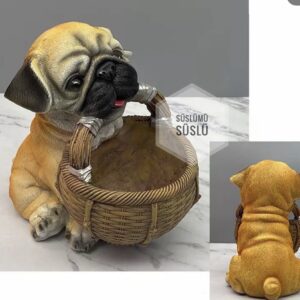 Sepetli köpek kalıbı