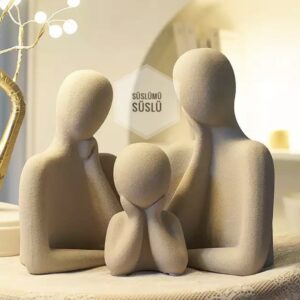 3lü soyut Aile kalıbı