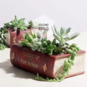 Kitap saksı kalıbı