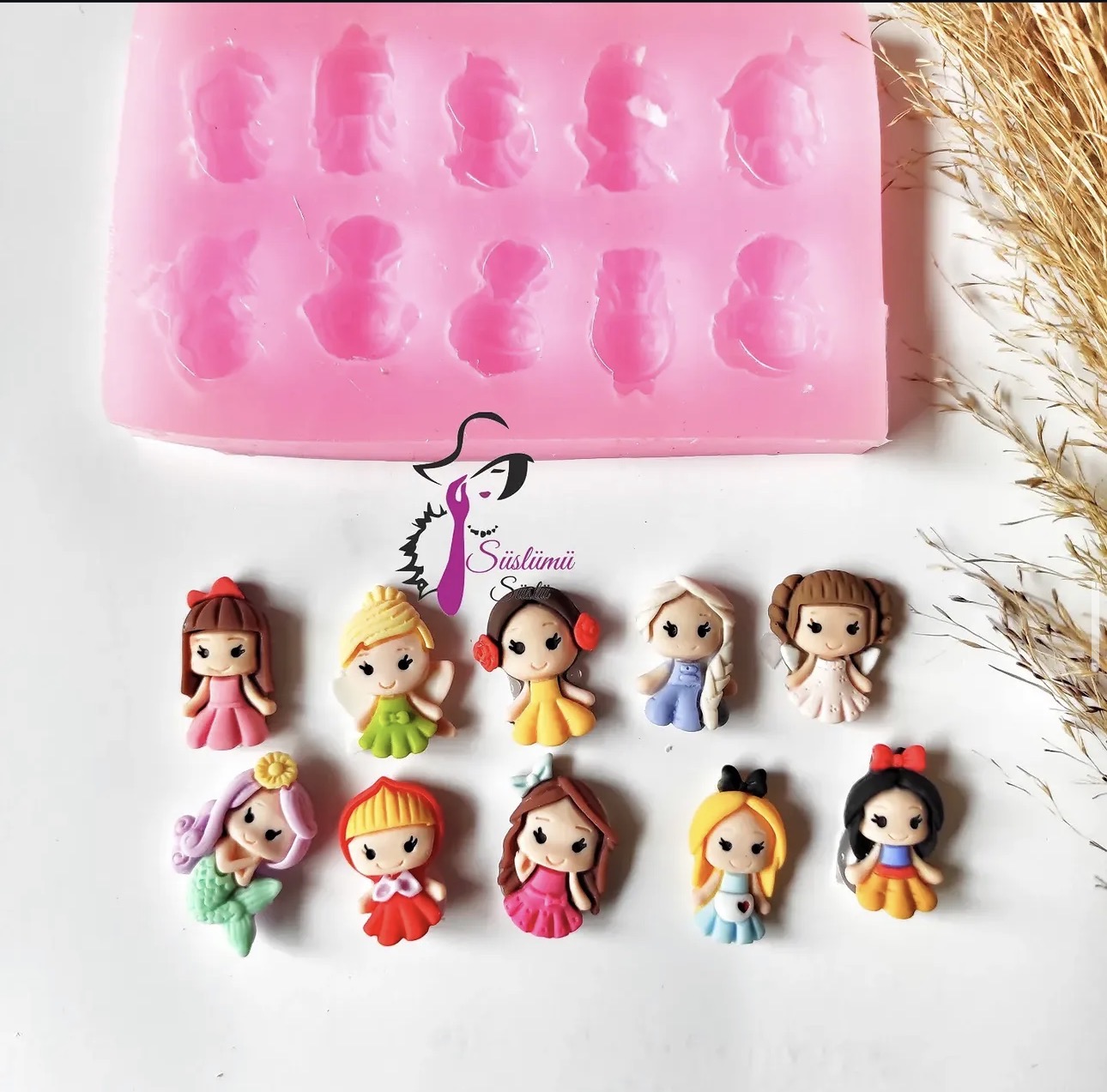 10 lu mini prenses kalıbı