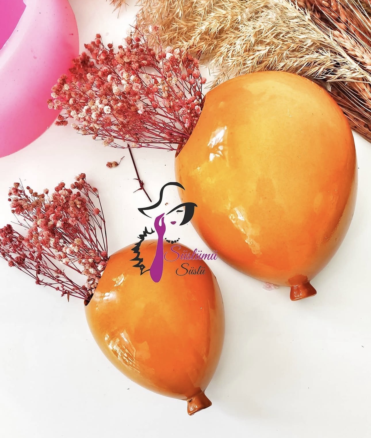 2li balon duvar saksı kalıbı