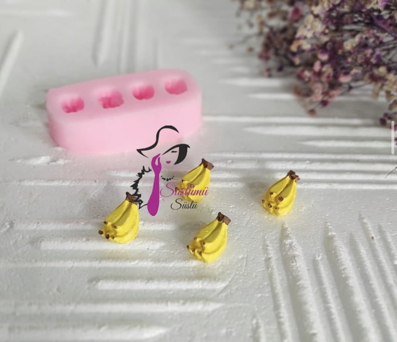 4lü mini muz kalıbı