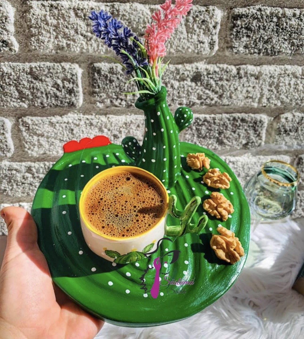 Kaktüs tabak kalıbı