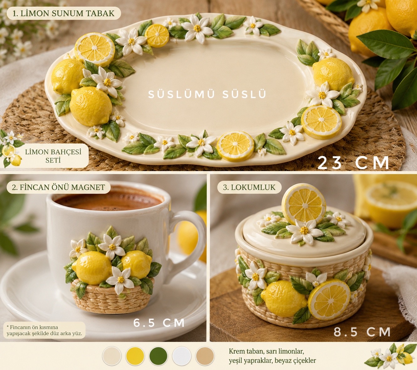 Limon sunum set kalıbı