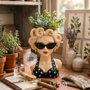 Marilyn Monroe  Saksı Kalıbı