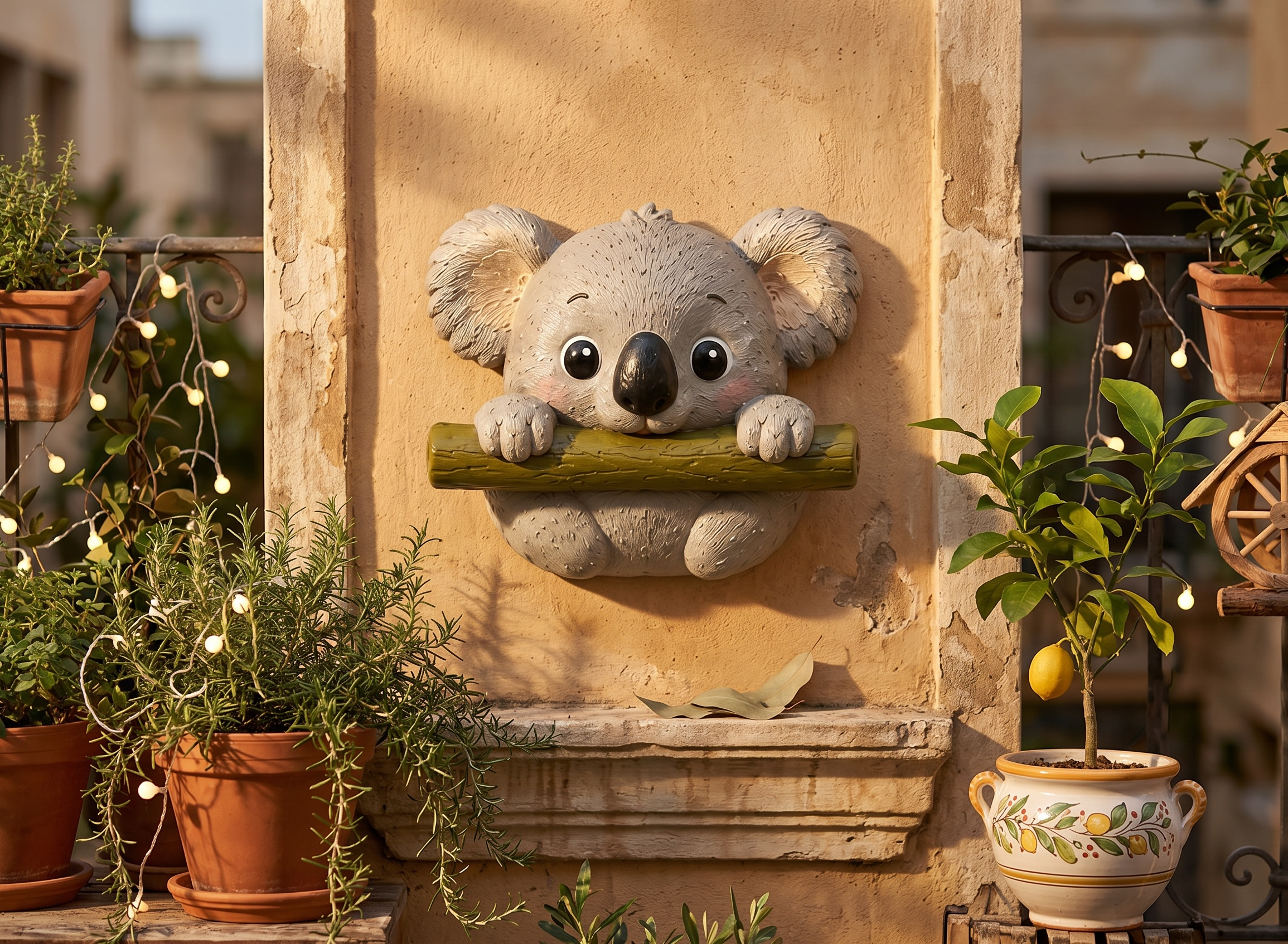 Koala Duvar süsü kalıbı