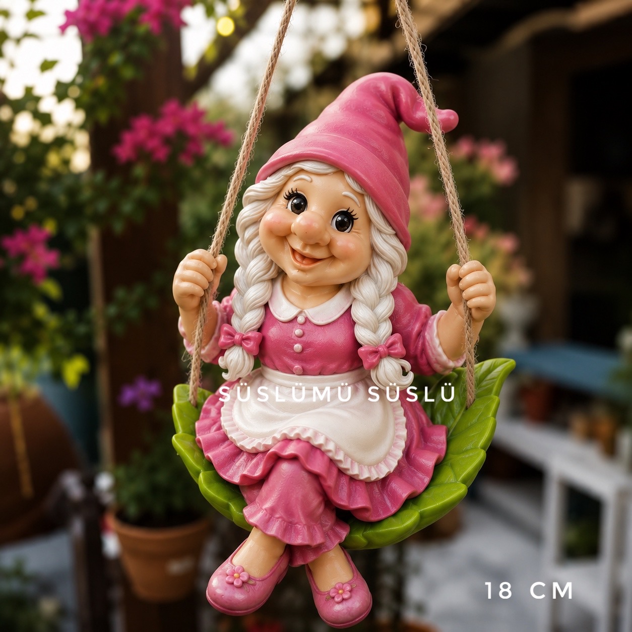 Yaprakta Sallanan Kız Cüce Kalıbı
