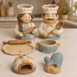 Aşçı sunum set kalıbı