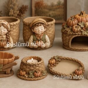 Kabak hasır sunum set kalıbı