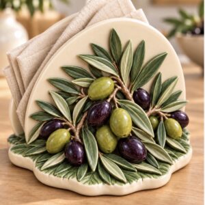 Zeytin peçetelik kalıbı